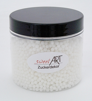 Zuckerperlen medium Weiß 40 g bei sweetART-01